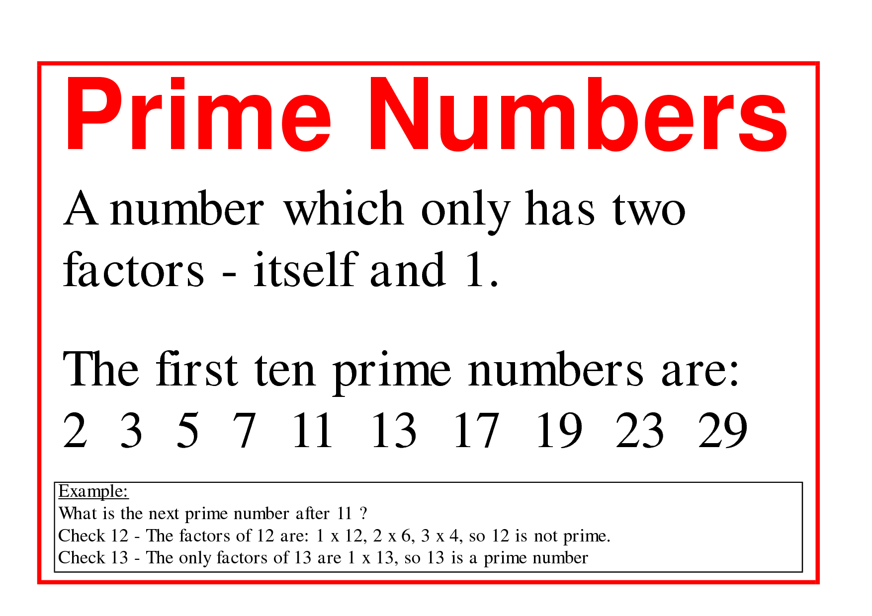 what is a prime number