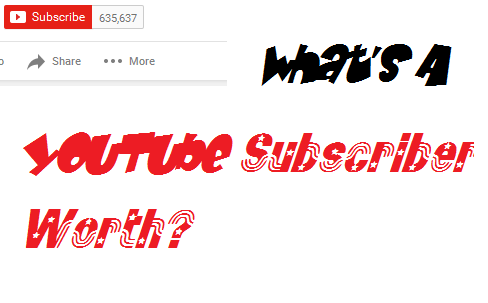 whats a youtube subscriber worth