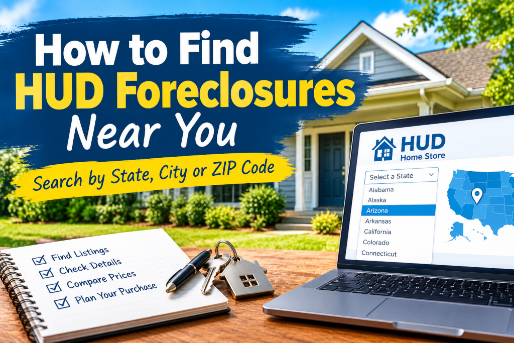 find hud foreclosures near you